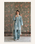Powder Blue Embroidered Unstitched Co-Ord